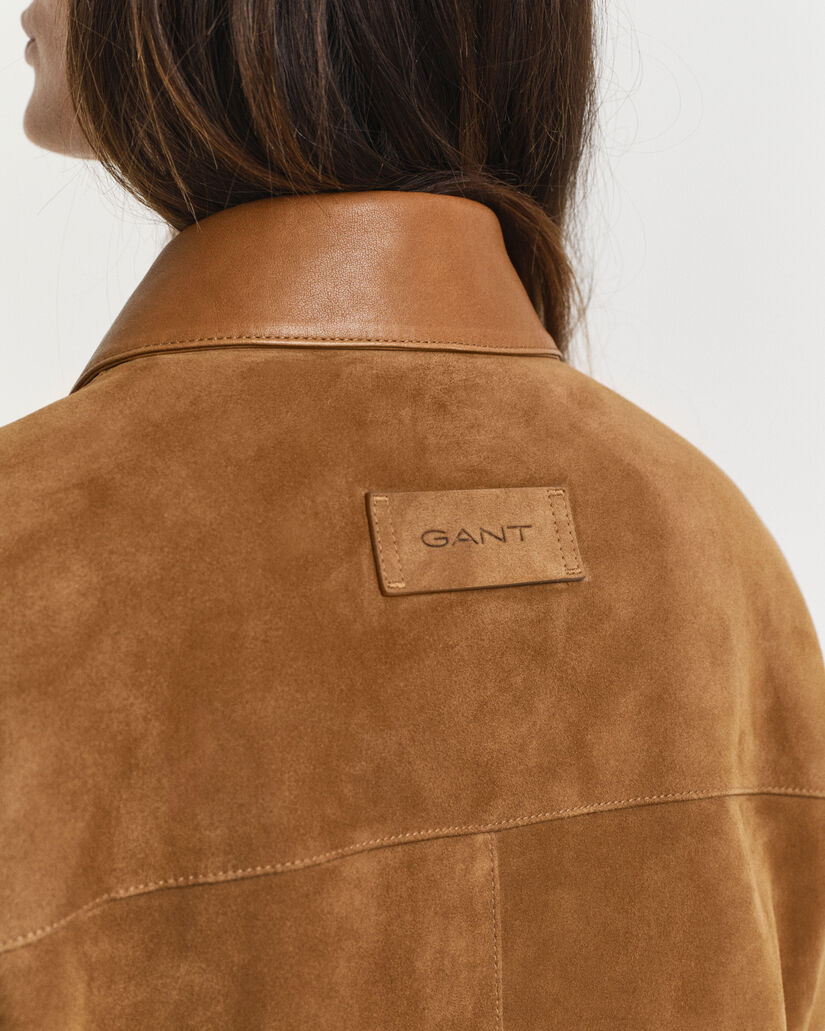 Giacca Barn in camoscio