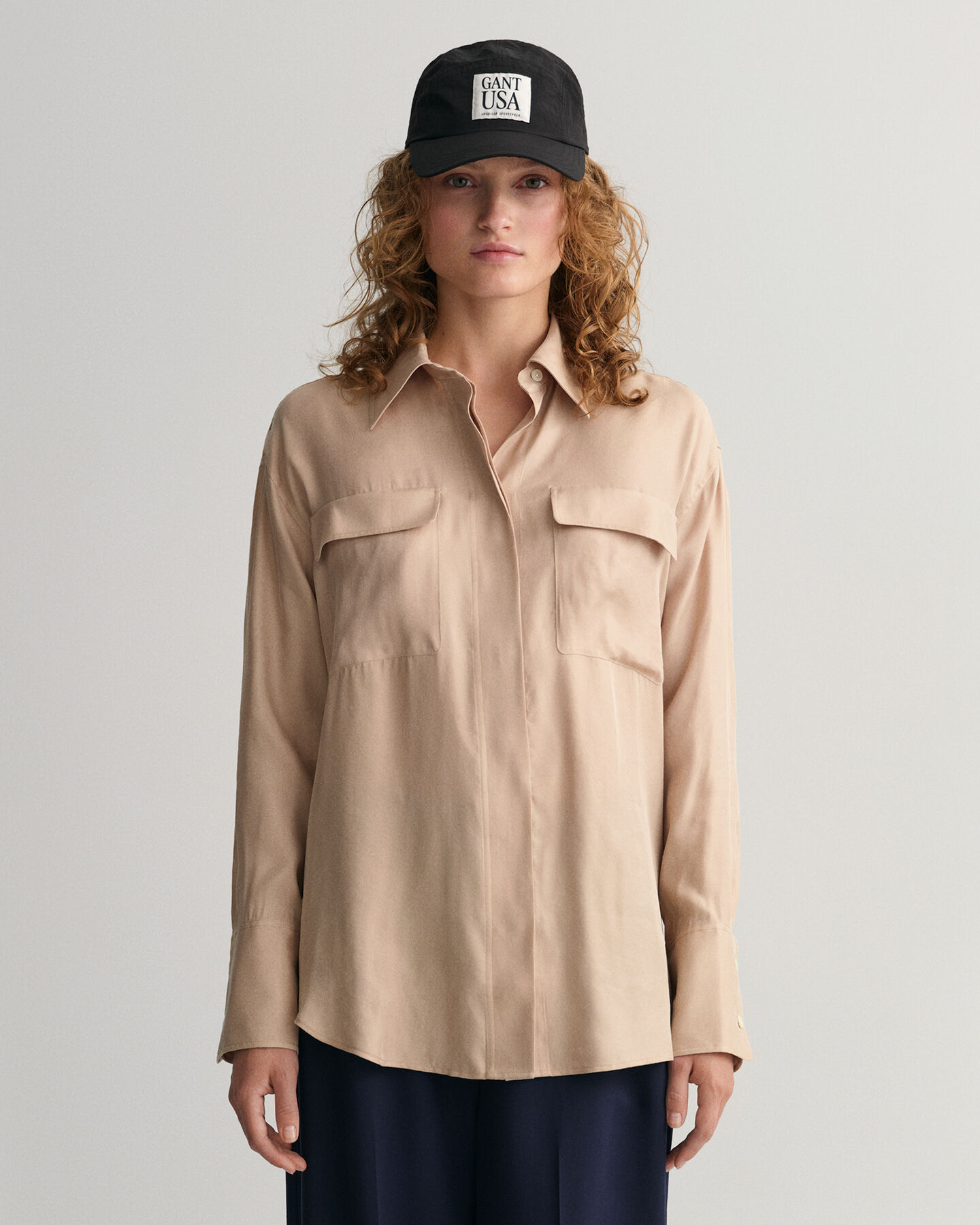 Camicia con tasca con patta relaxed fit