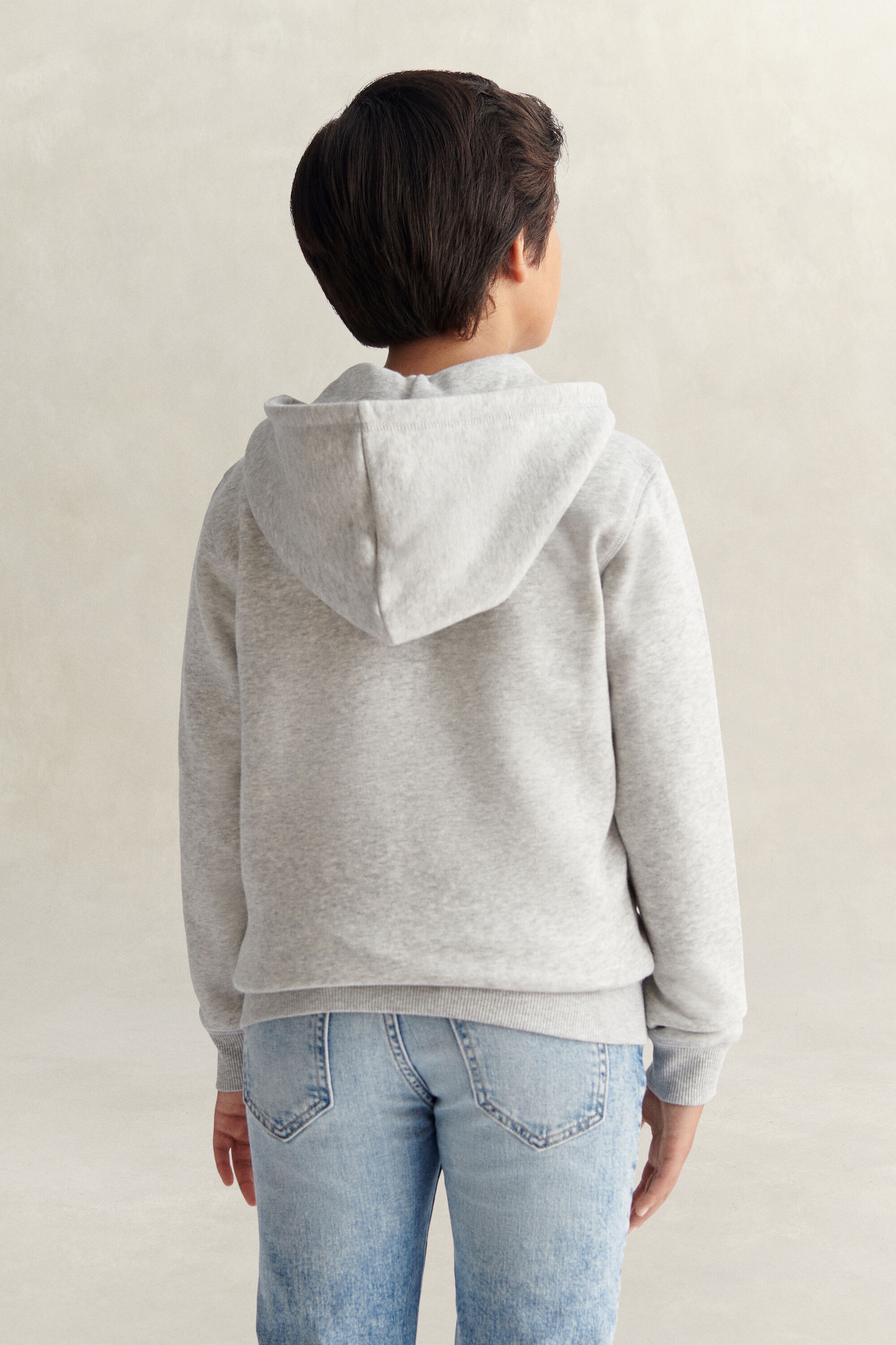 Felpa con cappuccio e zip Shield Teens