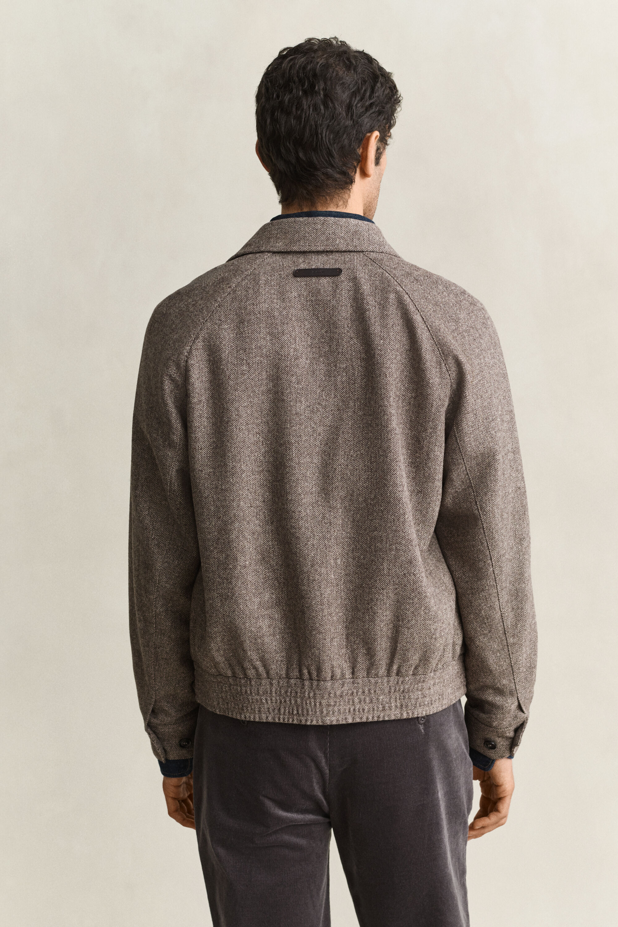 Giacca Windcheater in misto lana