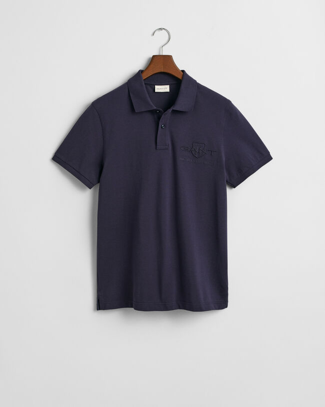 Tonal Shield Polo Shirt