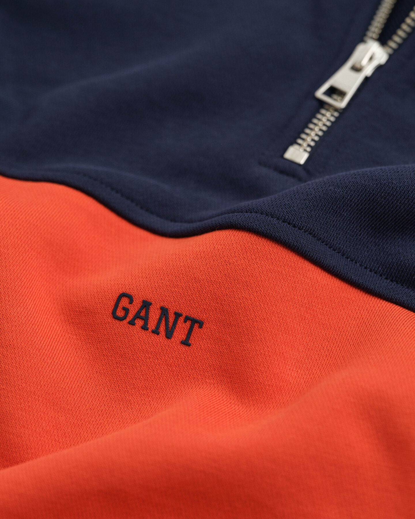 Felpa con zip corta e blocchi di colore Teens