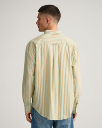 Camicia fil-&agrave;-fil a righe regular fit