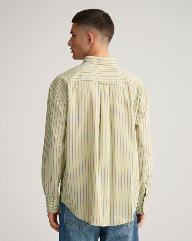 Camicia fil-&agrave;-fil a righe regular fit