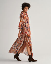 Maxi abito Paisley Flounce