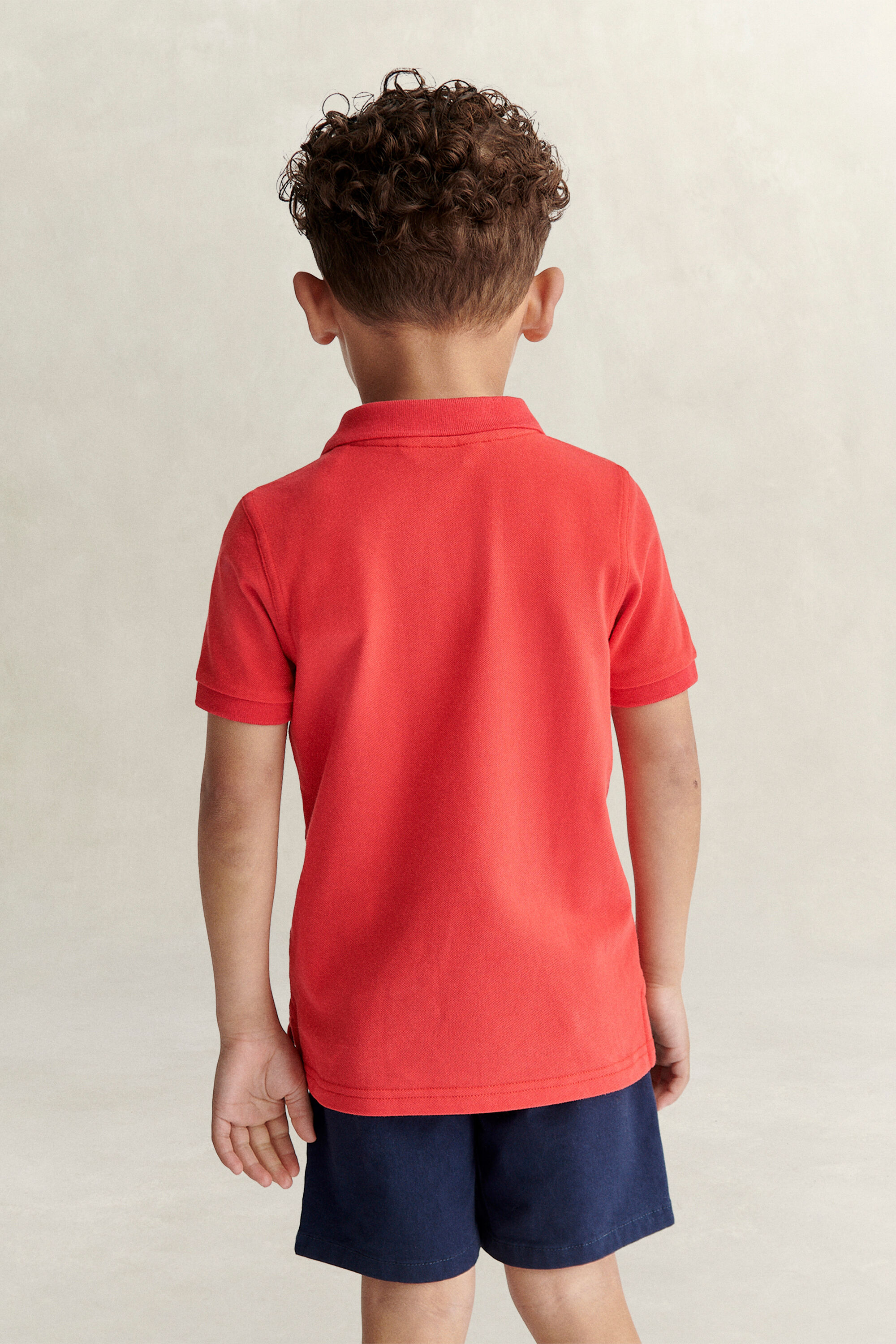 Polo Shield in piqué Kids