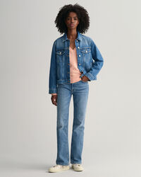 Maglia in cotone leggero con scollo a V