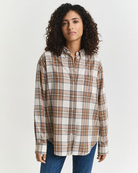 Camicia in flanella a quadri relaxed fit