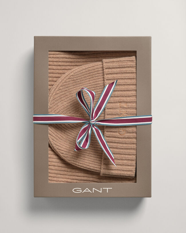 Confezione regalo sciarpa e berretto