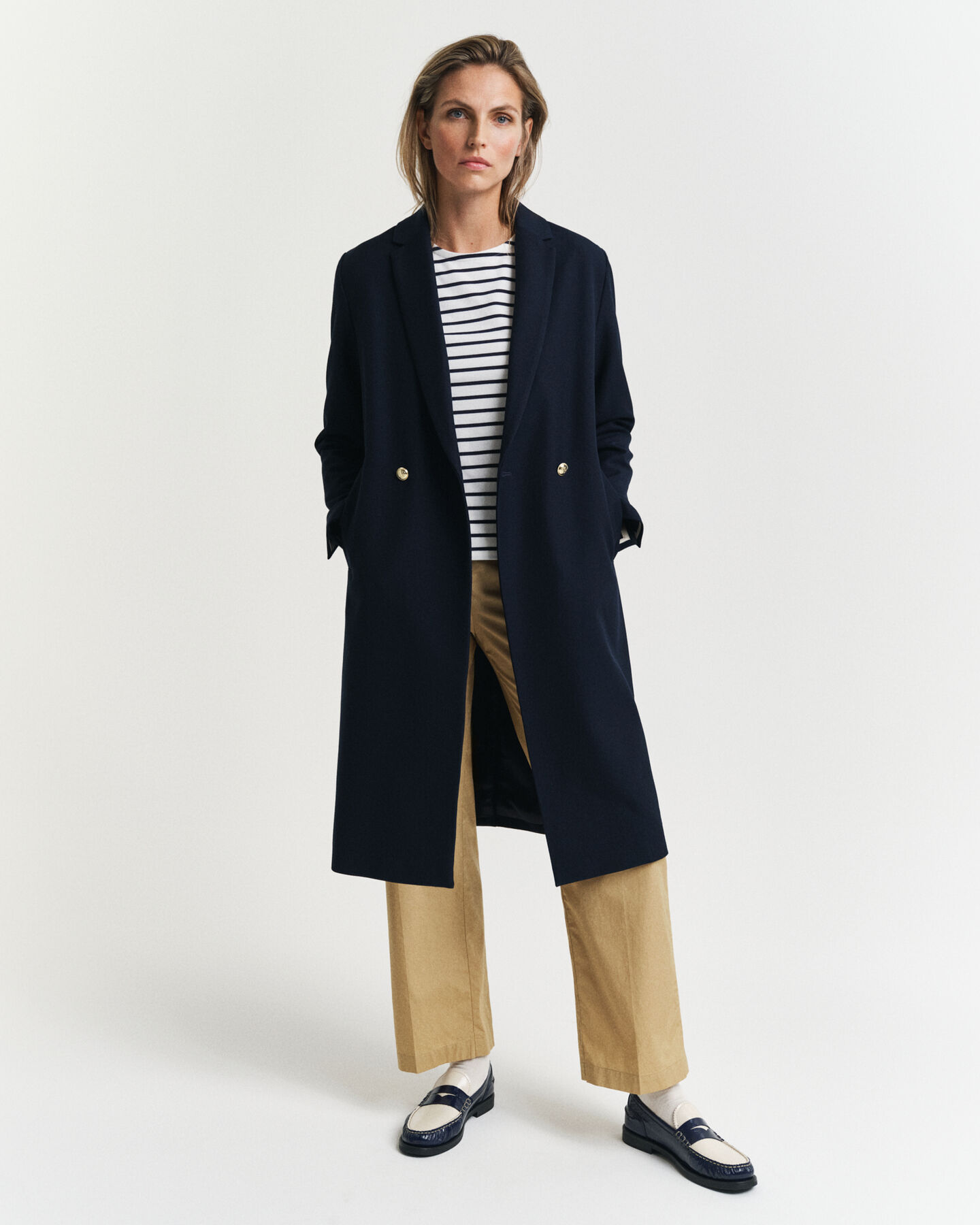 T-shirt Breton con maniche a 3/4