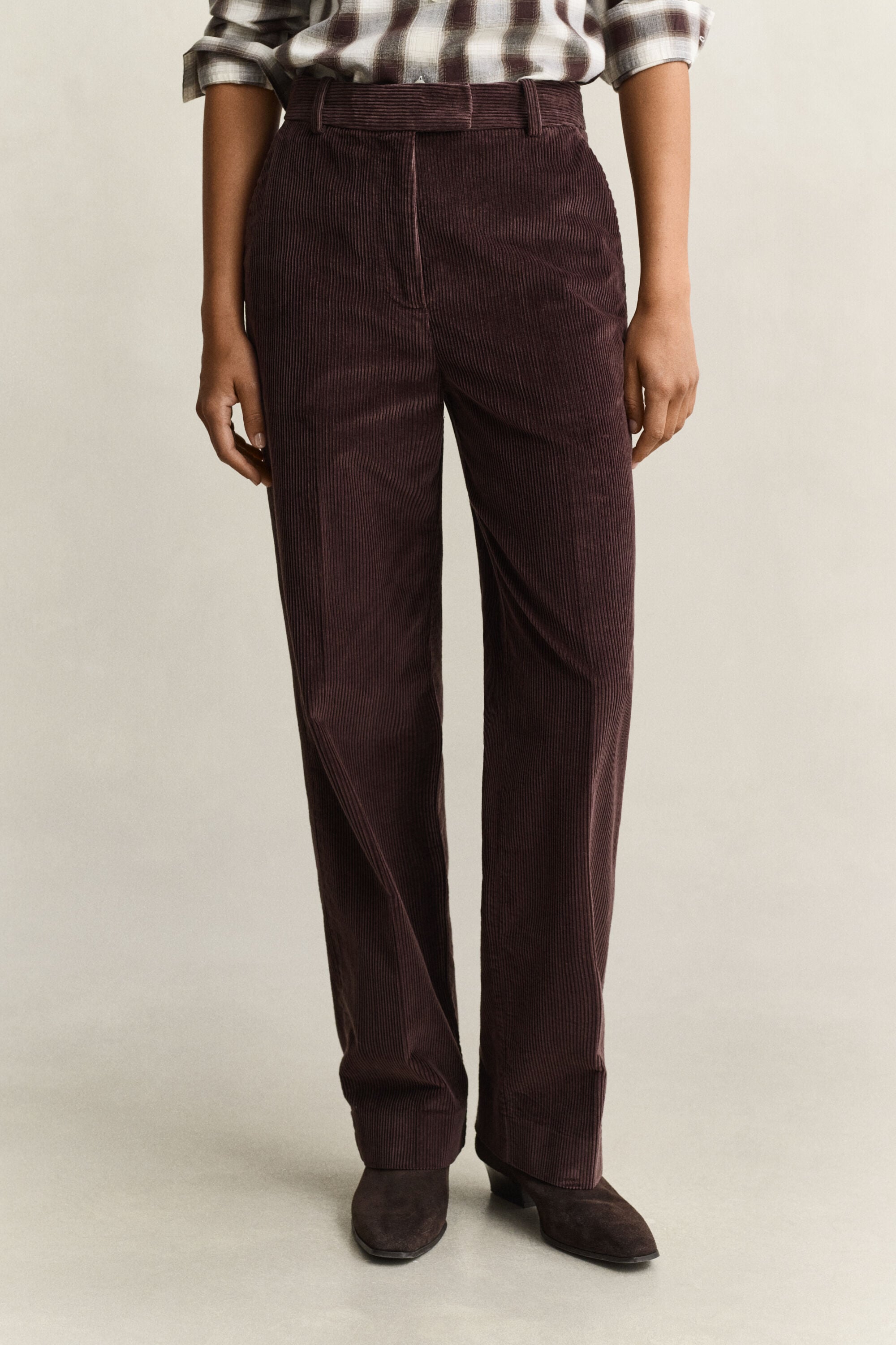 Pantaloni sartoriali in velluto a coste