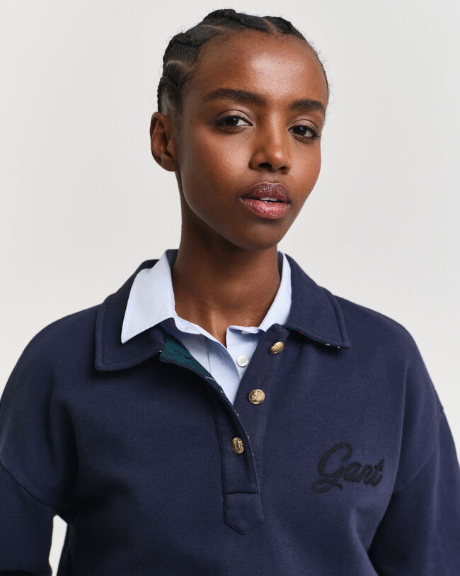 Felpa rugger Script Graphic