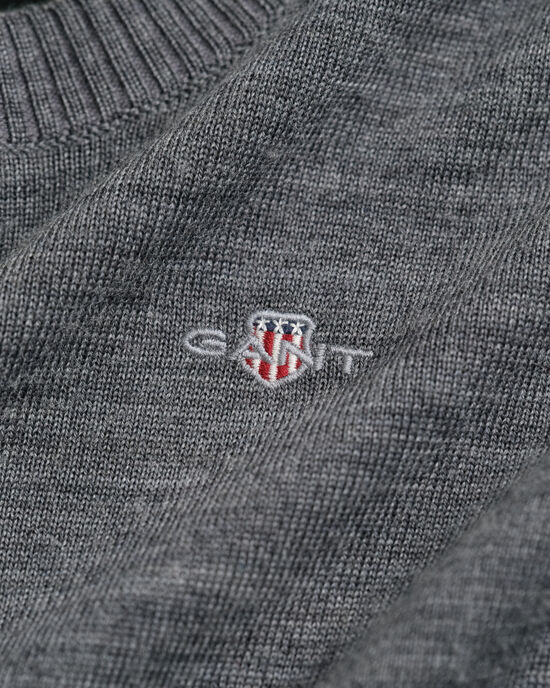 Maglia girocollo in finissima lana merino Kids