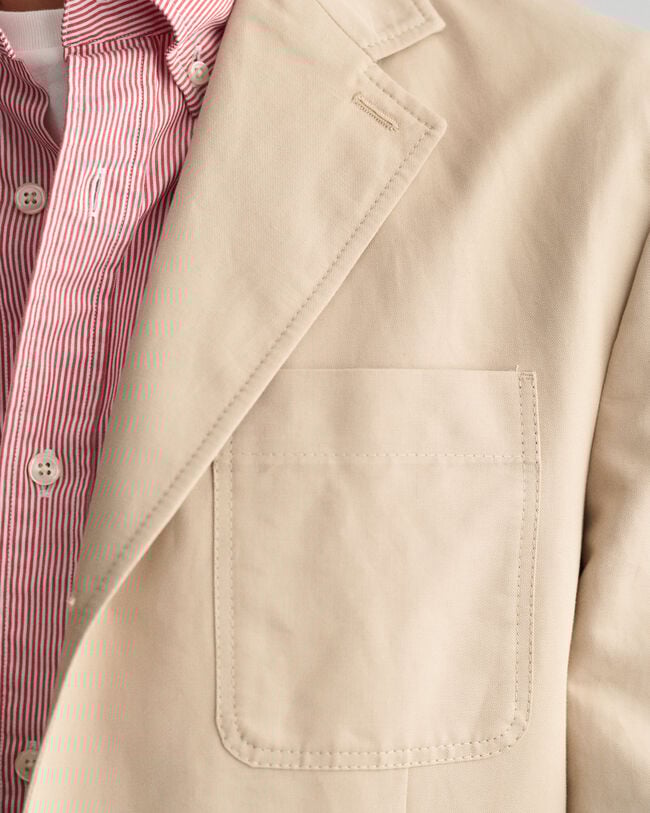 Blazer in cotone regular fit