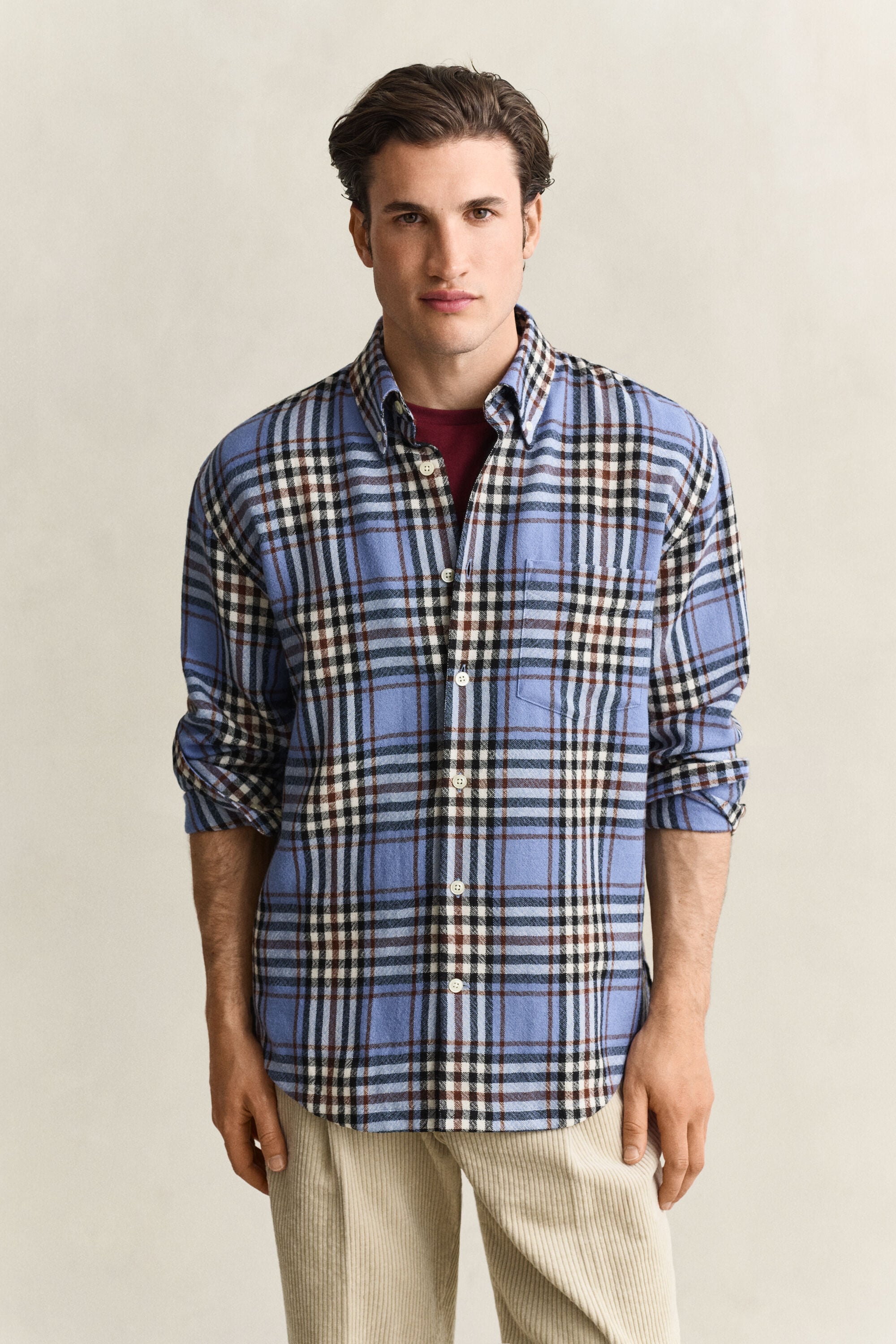 Camicia in lana Pinnacle