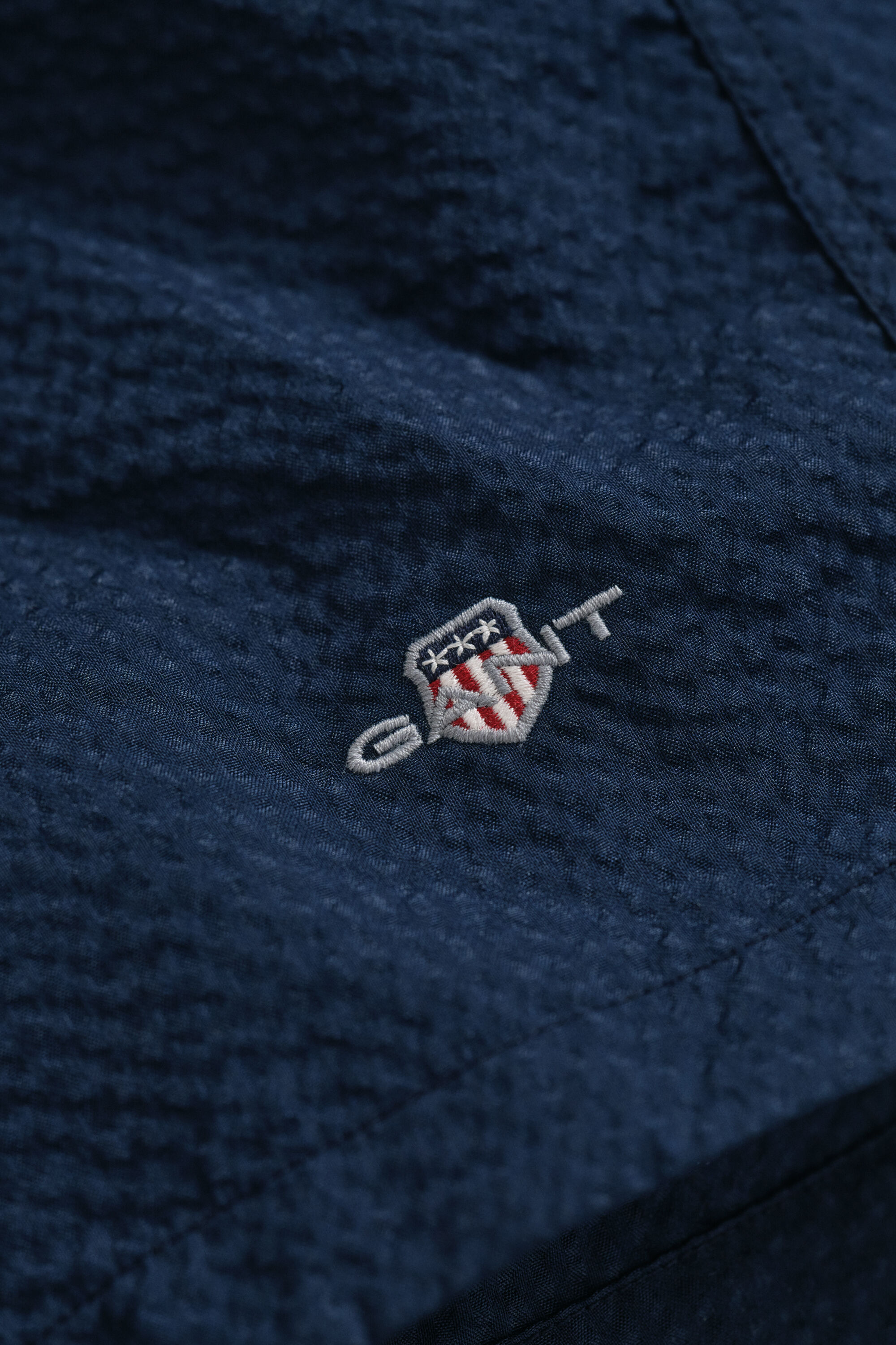 Pantaloncini da bagno in seersucker