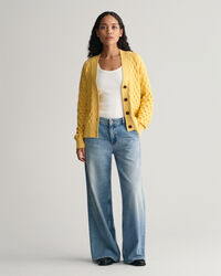 Cardigan in maglia testurizzata