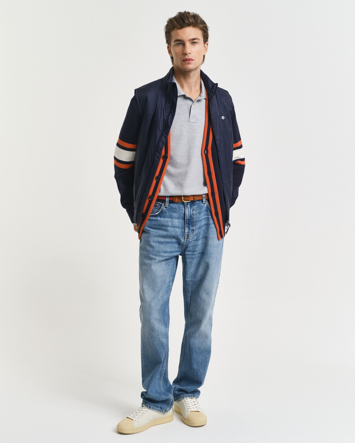 Rugger in piqué Shield