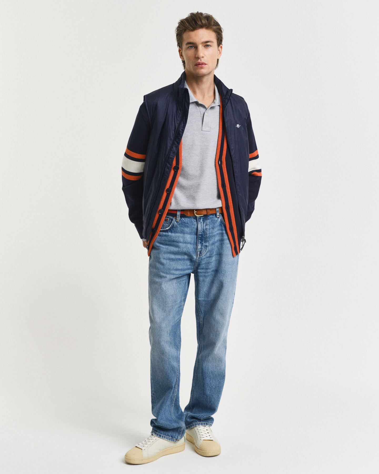 Rugger in piqué Shield