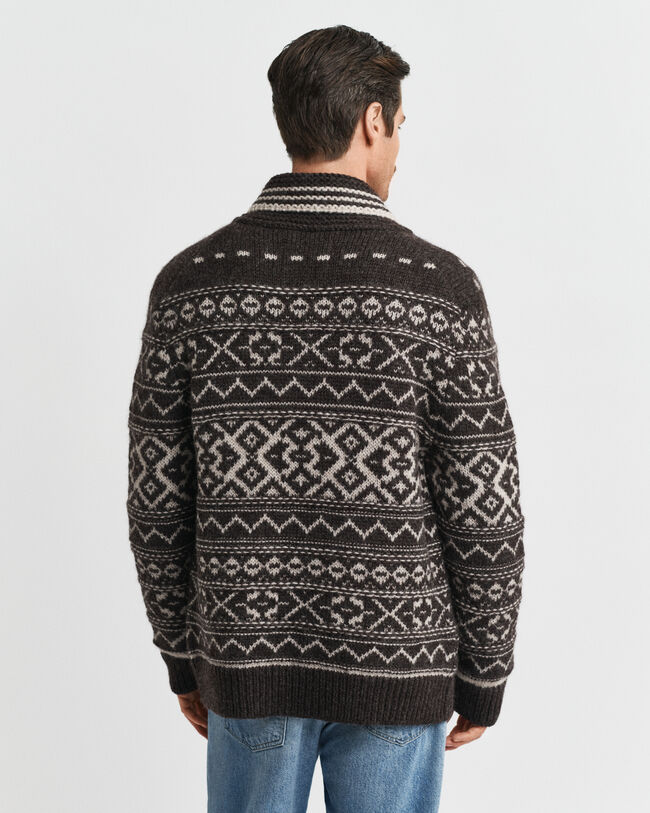 Cardigan jacquard