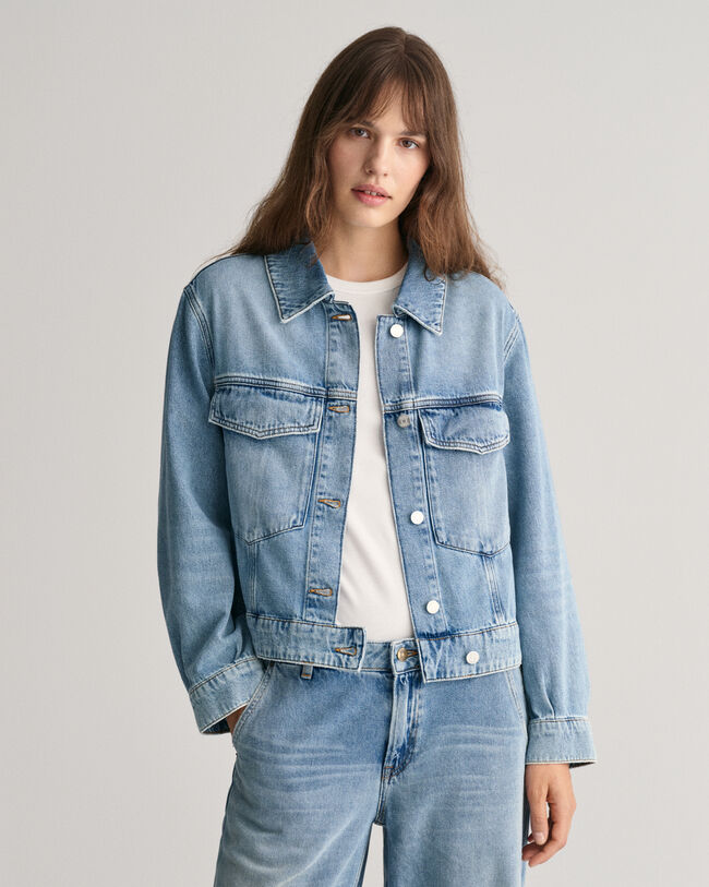 Giacca in denim corta