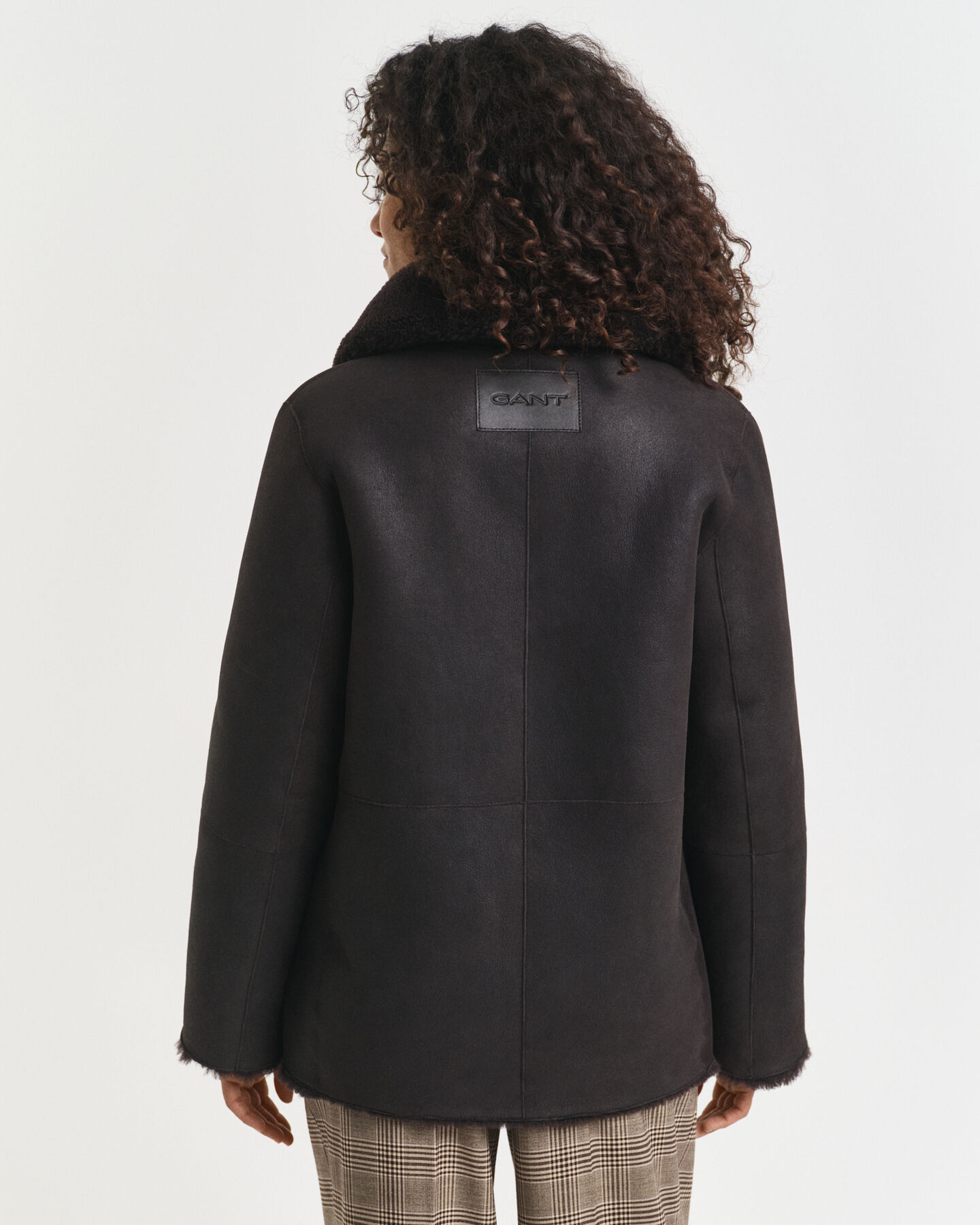 Cappotto in shearling double-face