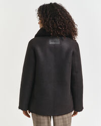 Cappotto in shearling double-face