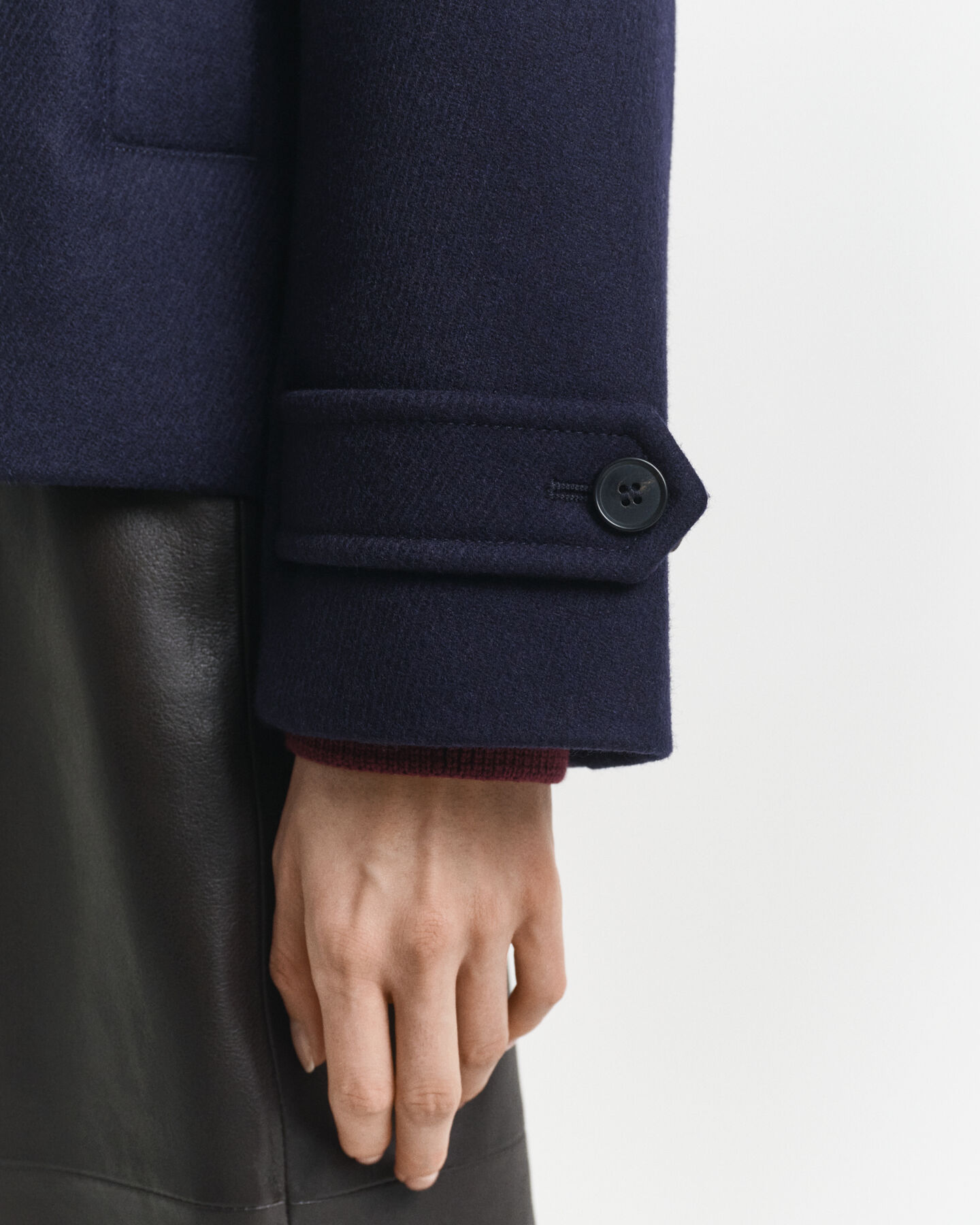 Impermeabile in misto lana