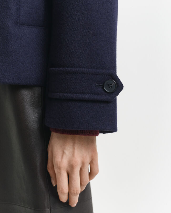 Impermeabile in misto lana