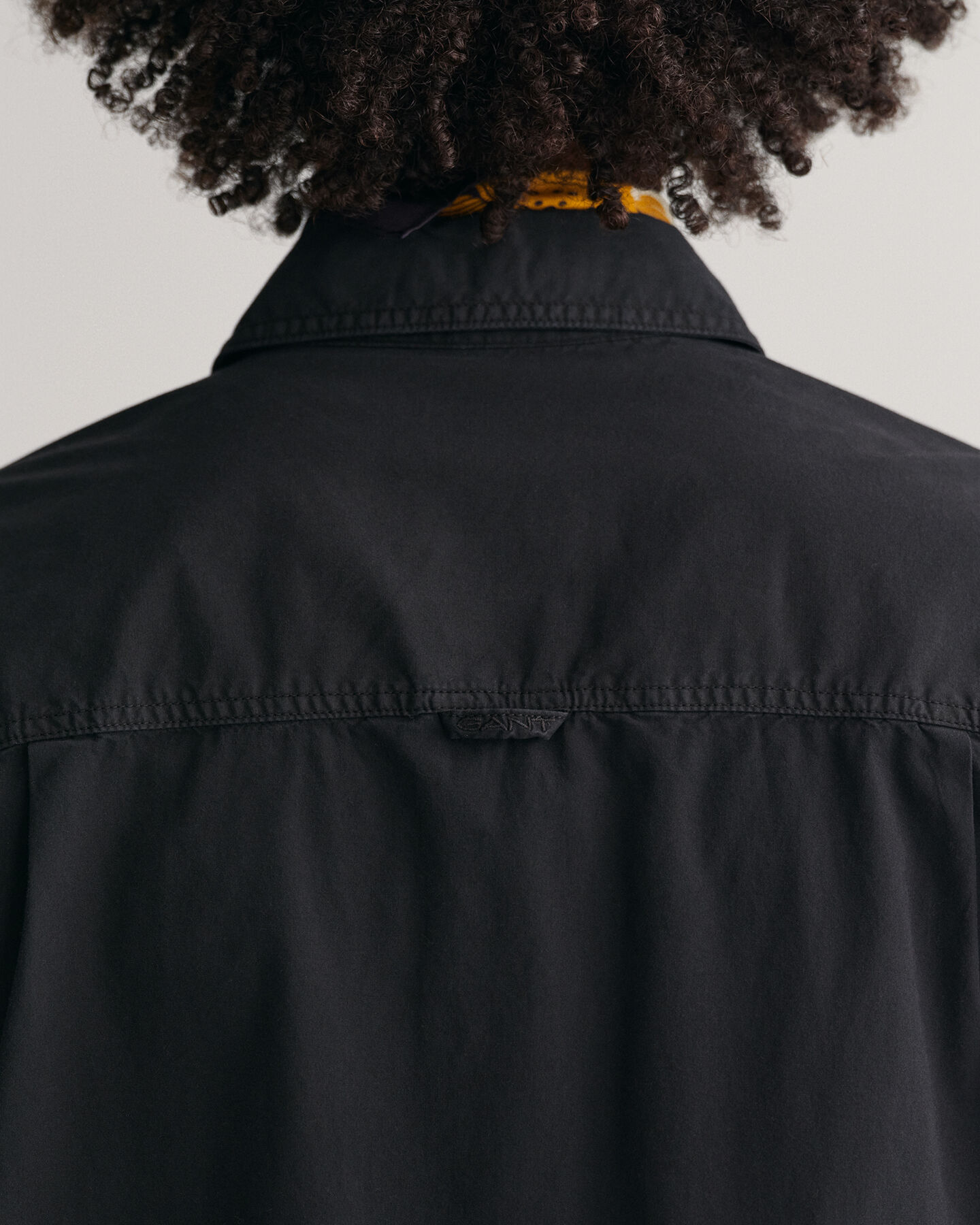 Camicia a maniche corte effetto sbiadito oversize