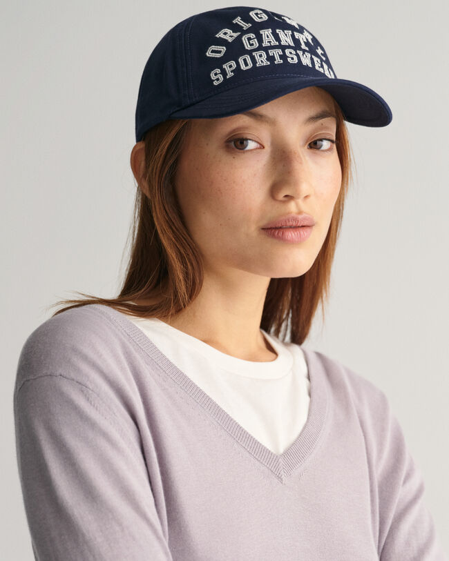 Maglia con scollo a V lavorata a maglia fine