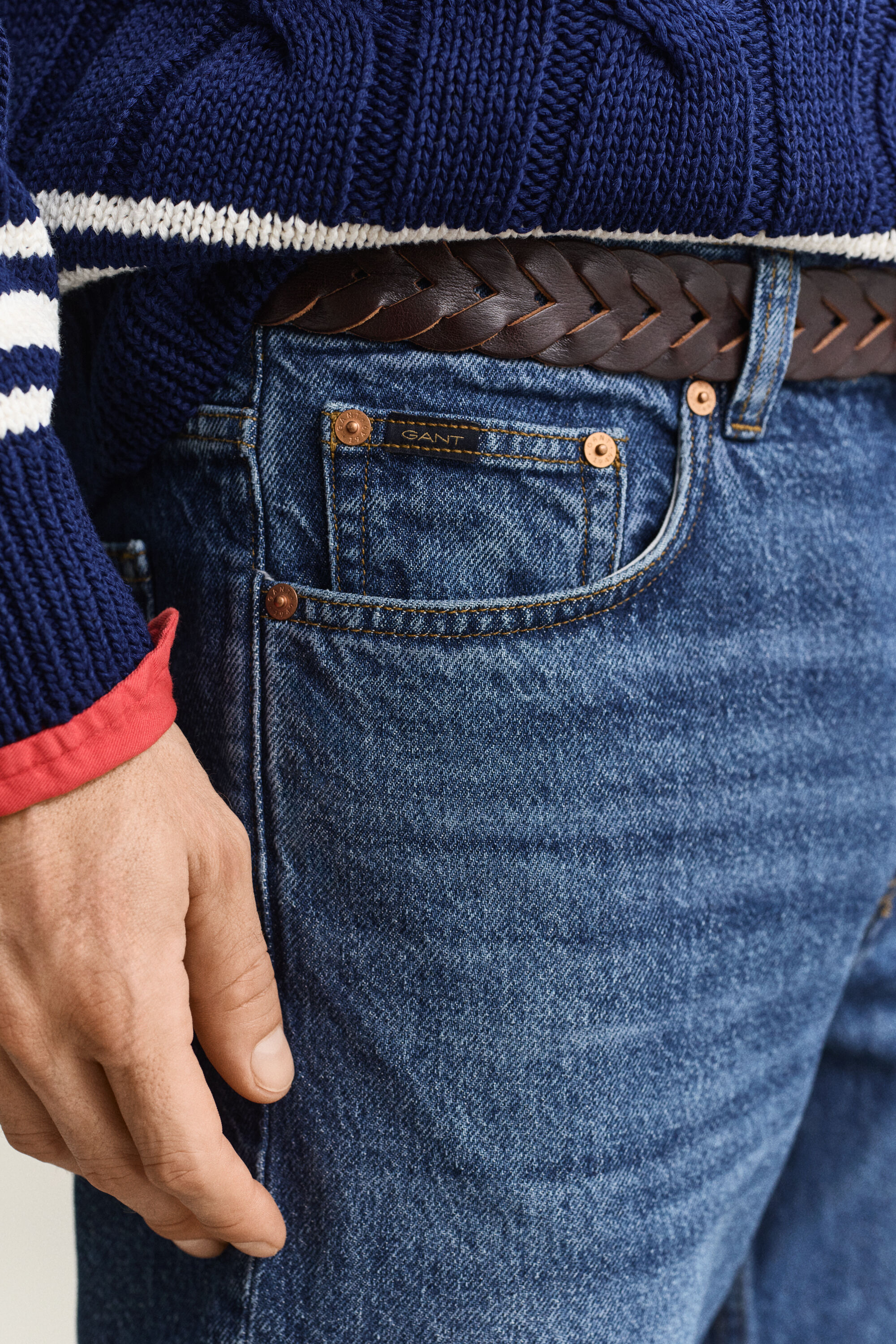 Jeans gamba dritta