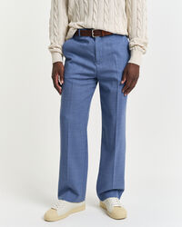 Pantaloni da abito in lana Moulin&eacute; relaxed fit