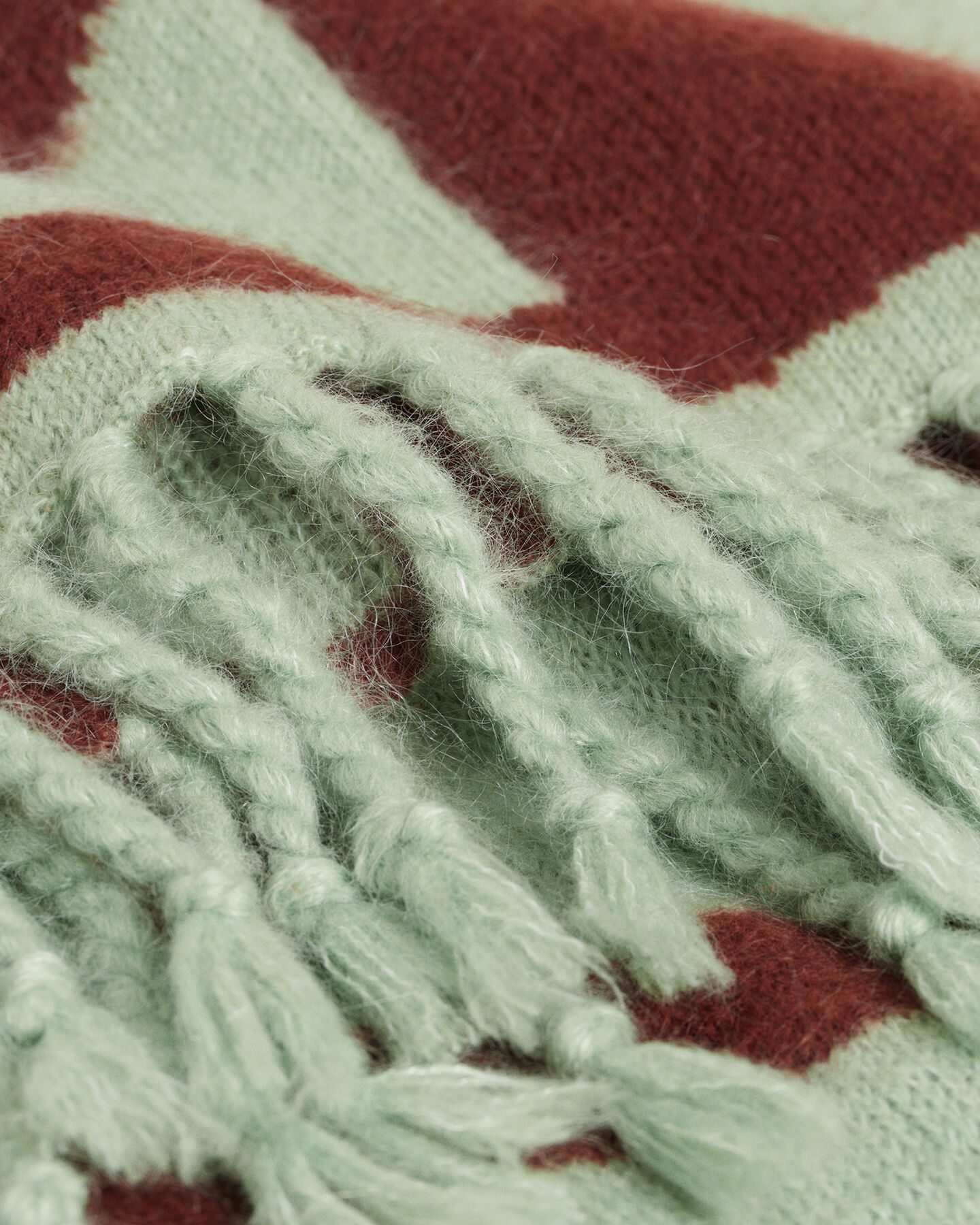 Sciarpa in mohair Quadrat Logo