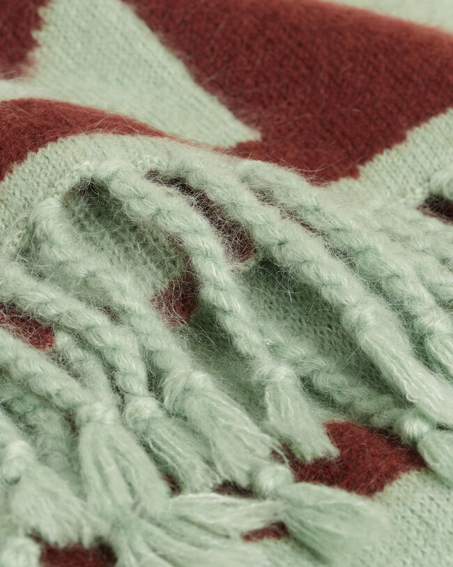 Sciarpa in mohair Quadrat Logo