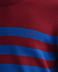 Maglia girocollo a righe Breton