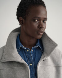 Giacca corta in misto lana