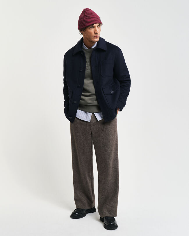 Felpa girocollo impressa