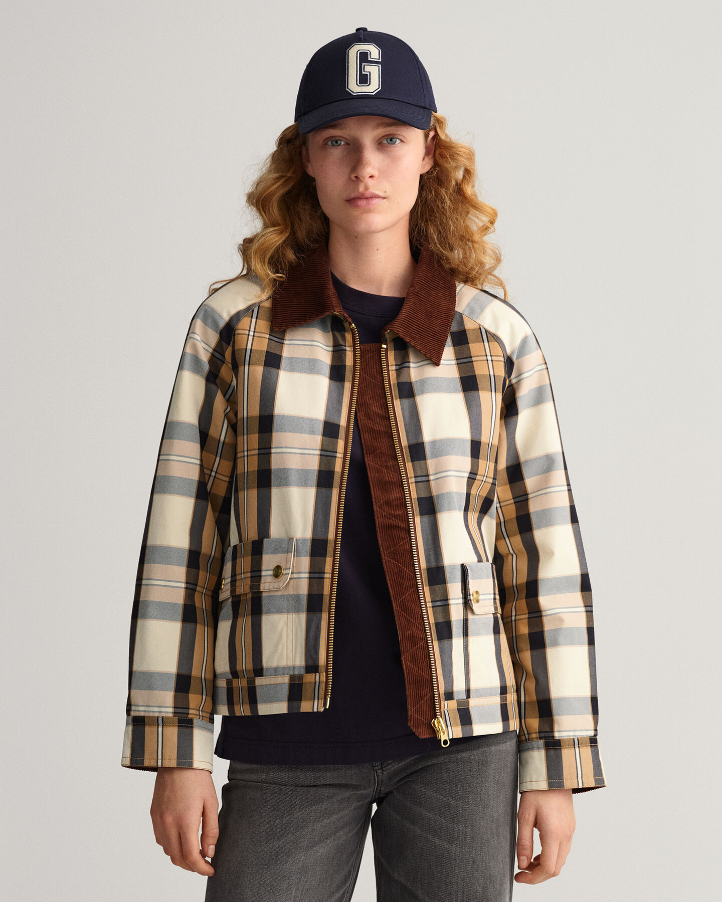 Giacca a quadri corta
