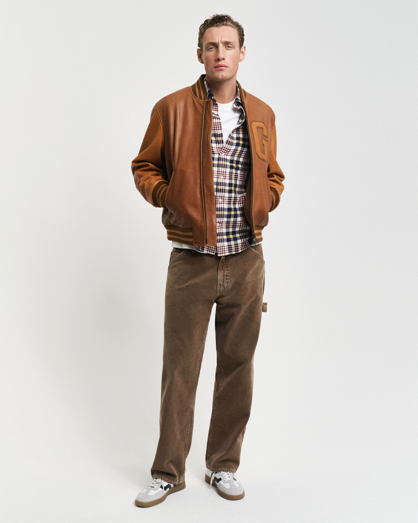 Camicia in flanella a scacchi regular fit