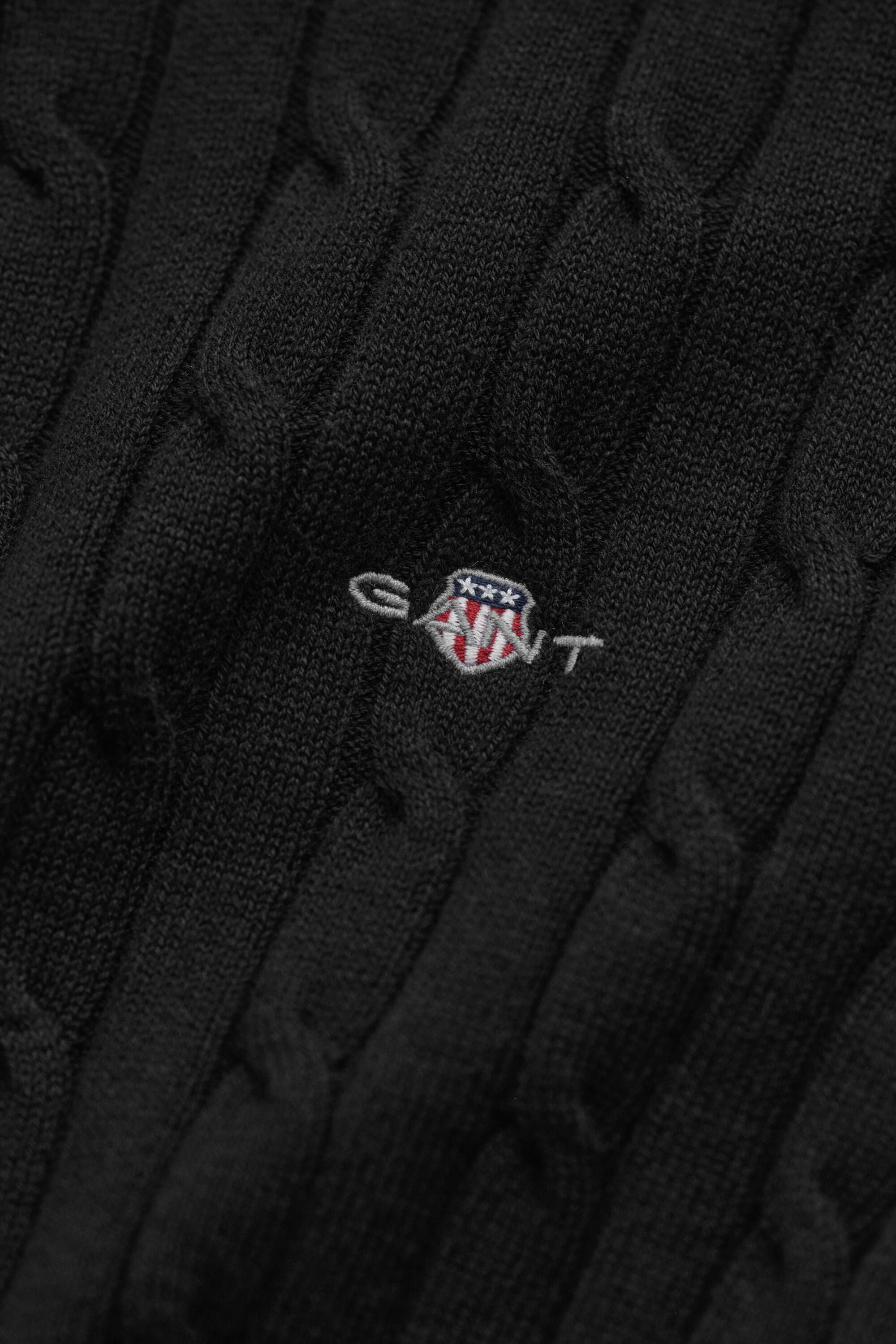 Cardigan in maglia di cotone elasticizzato a trecce