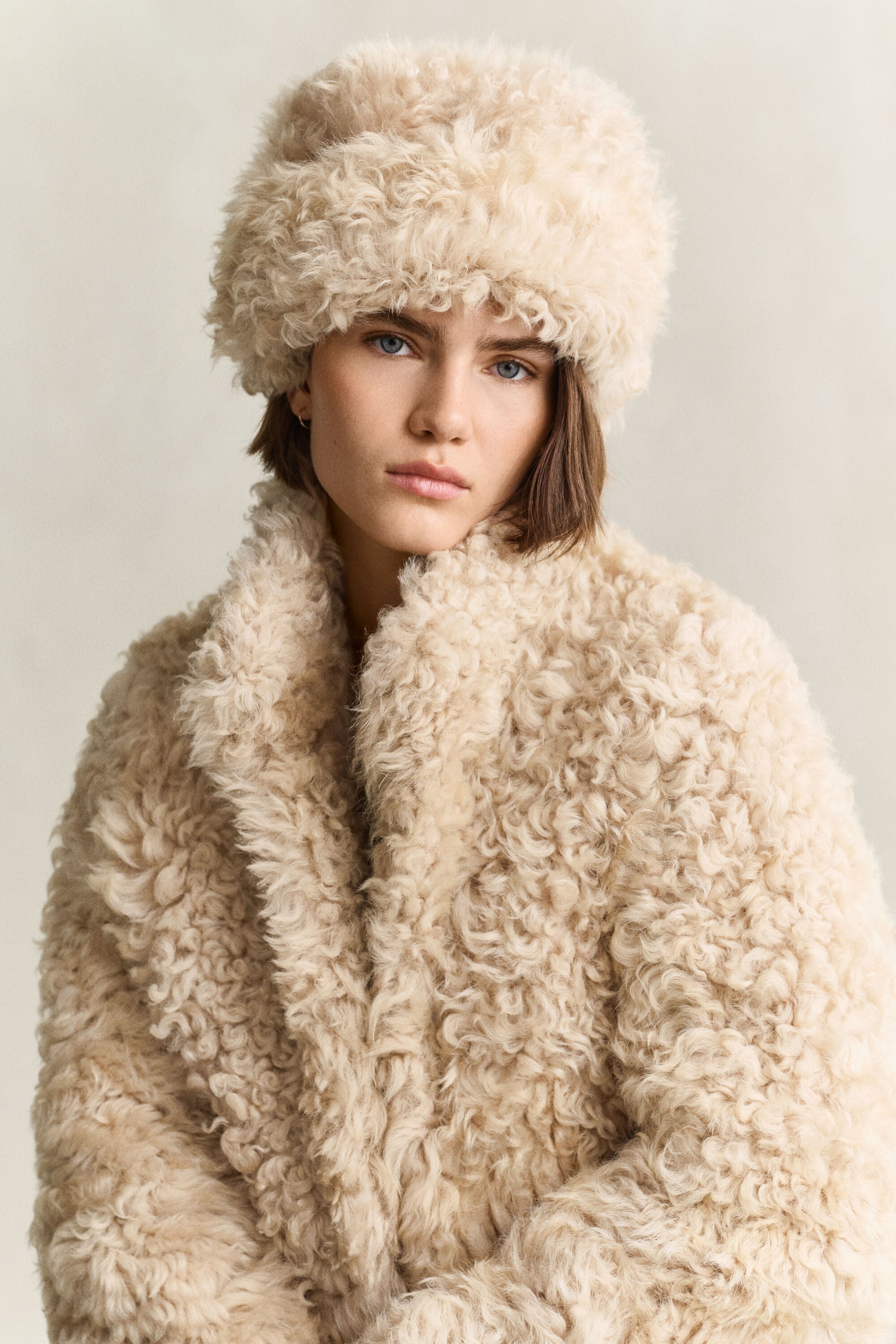 Cappello in shearling