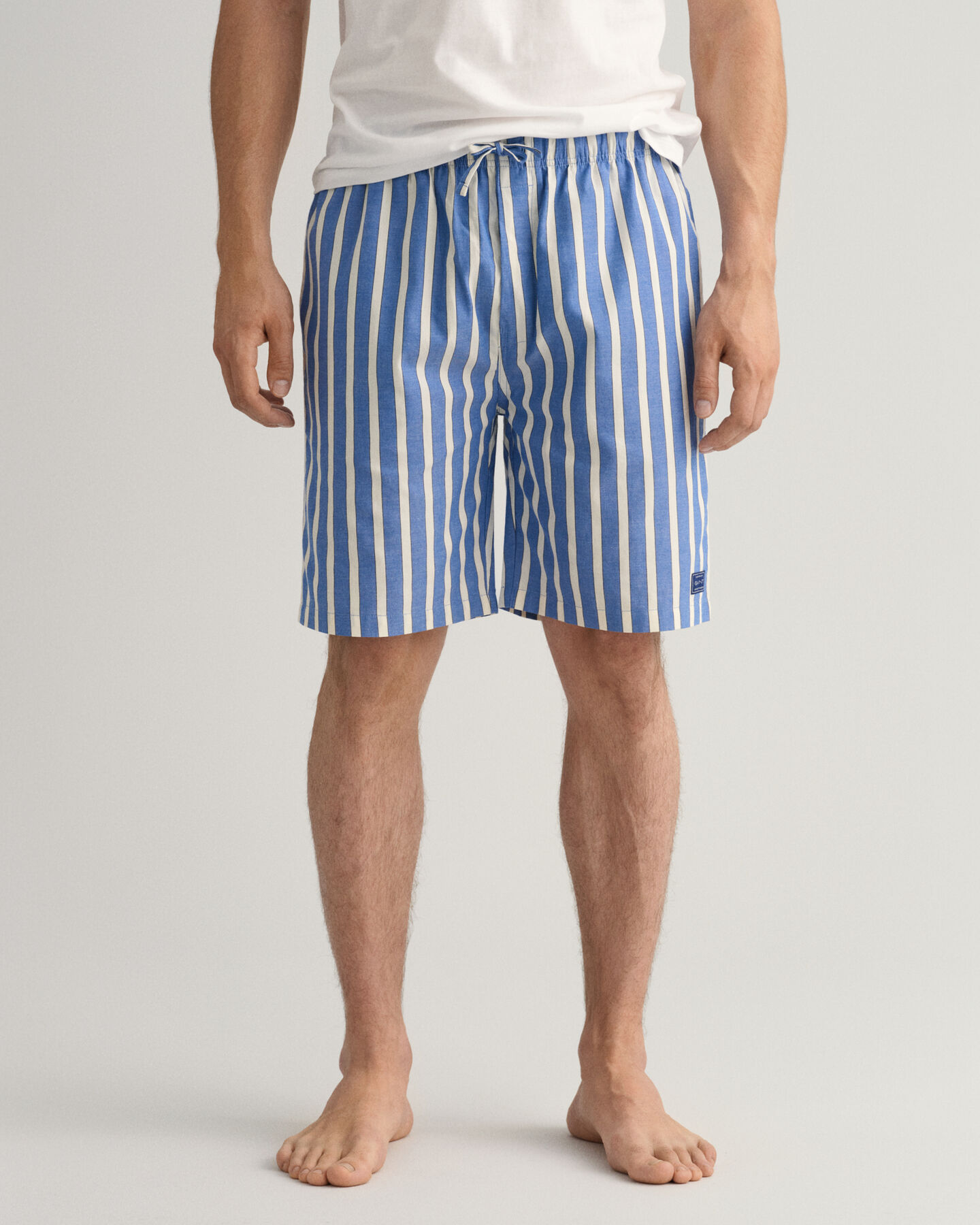 Pantaloncini del pigiama a righe Oxford