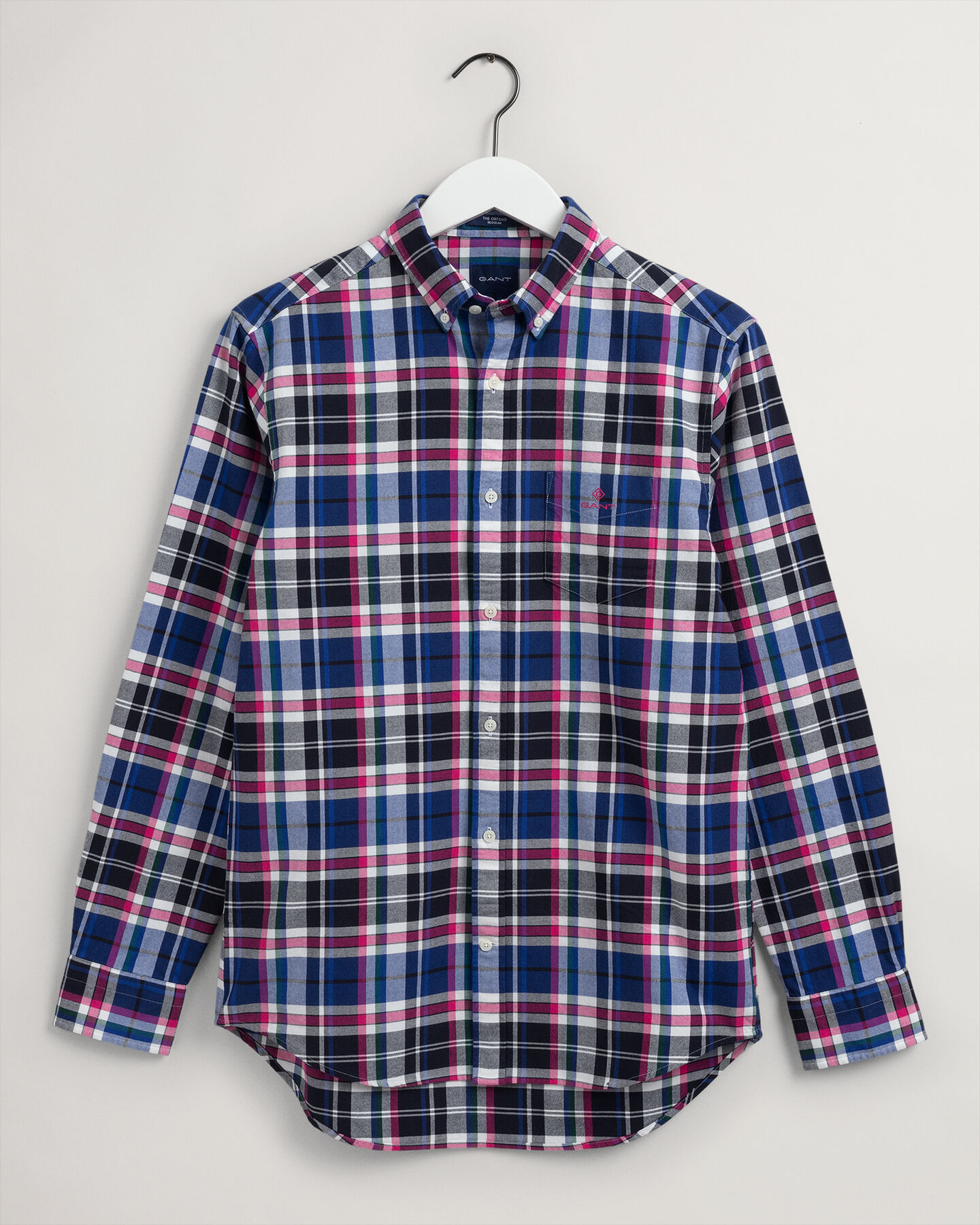 Camicia Oxford a scacchi regular fit