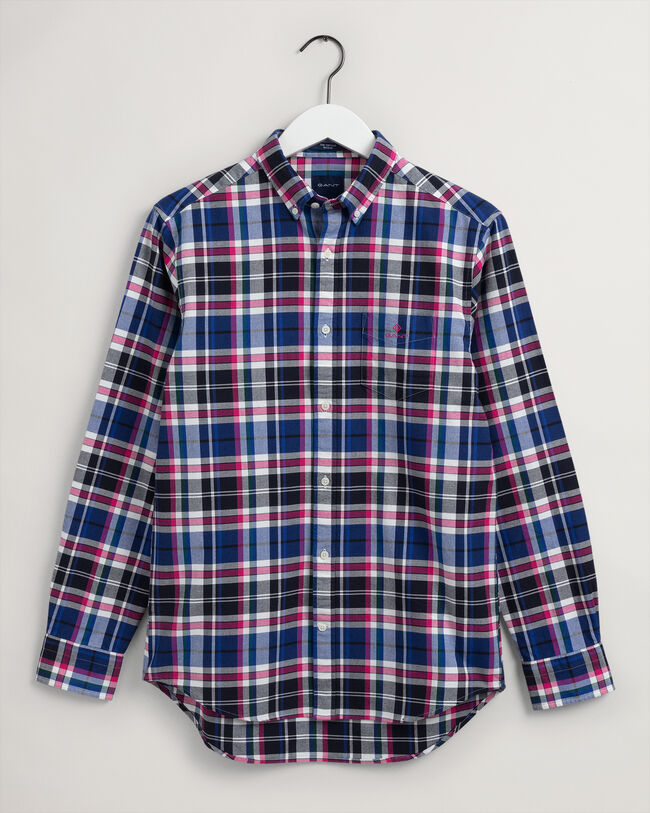 Camicia Oxford a scacchi regular fit