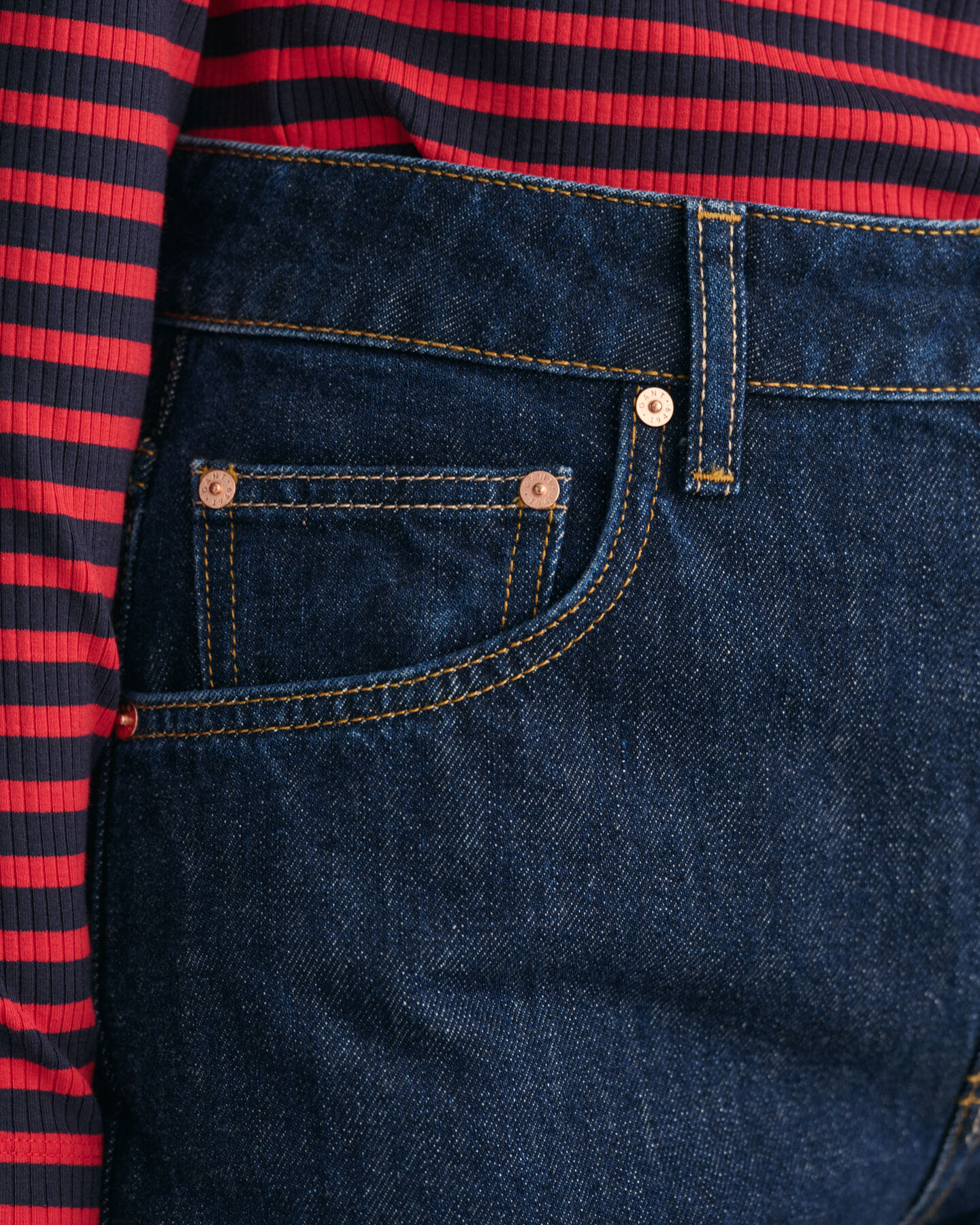 Jeans Rigid a gamba dritta