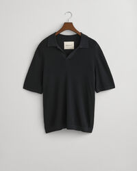 Polo in maglia aperta