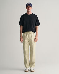 Pantaloni in lino e cotone