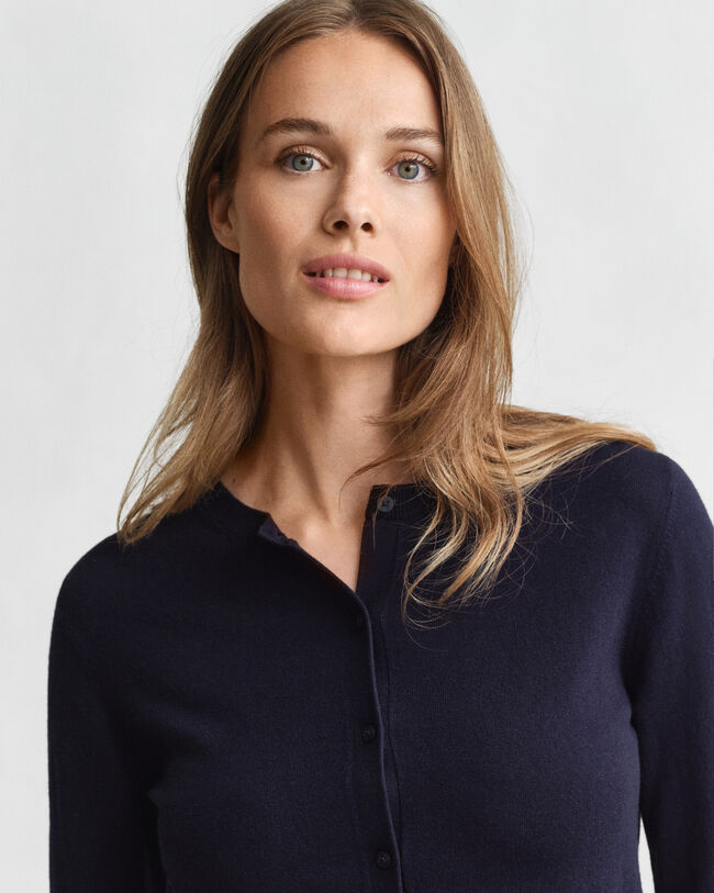 Cardigan girocollo leggero