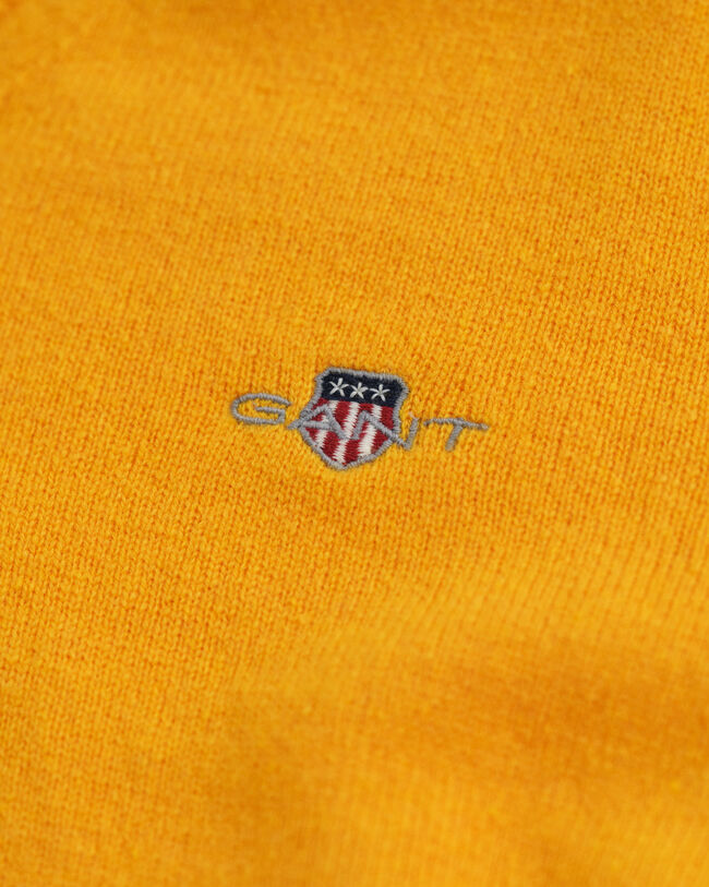 Maglia con scollo a V in finissima lana d’agnello